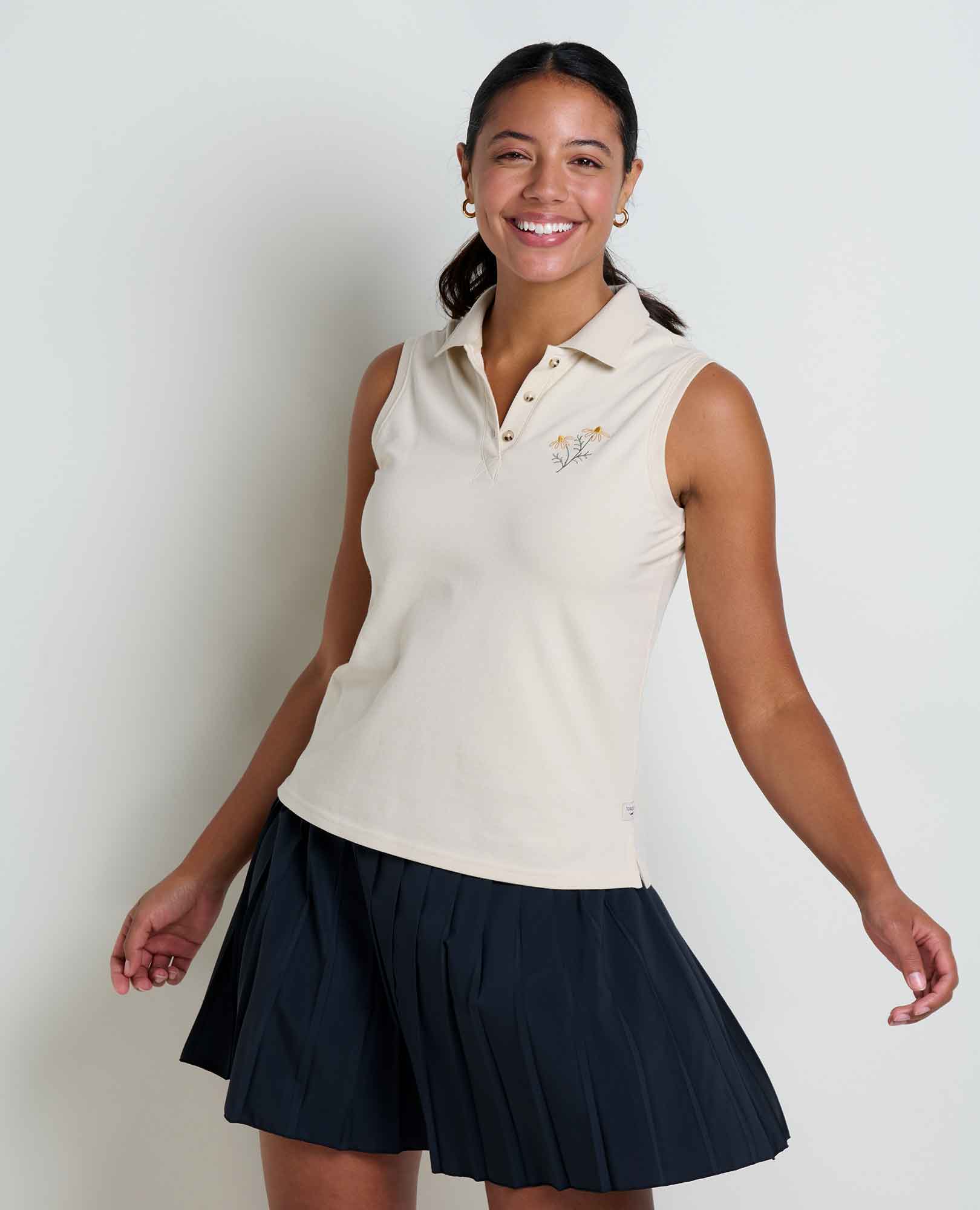 Yerba Sleeveless Polo