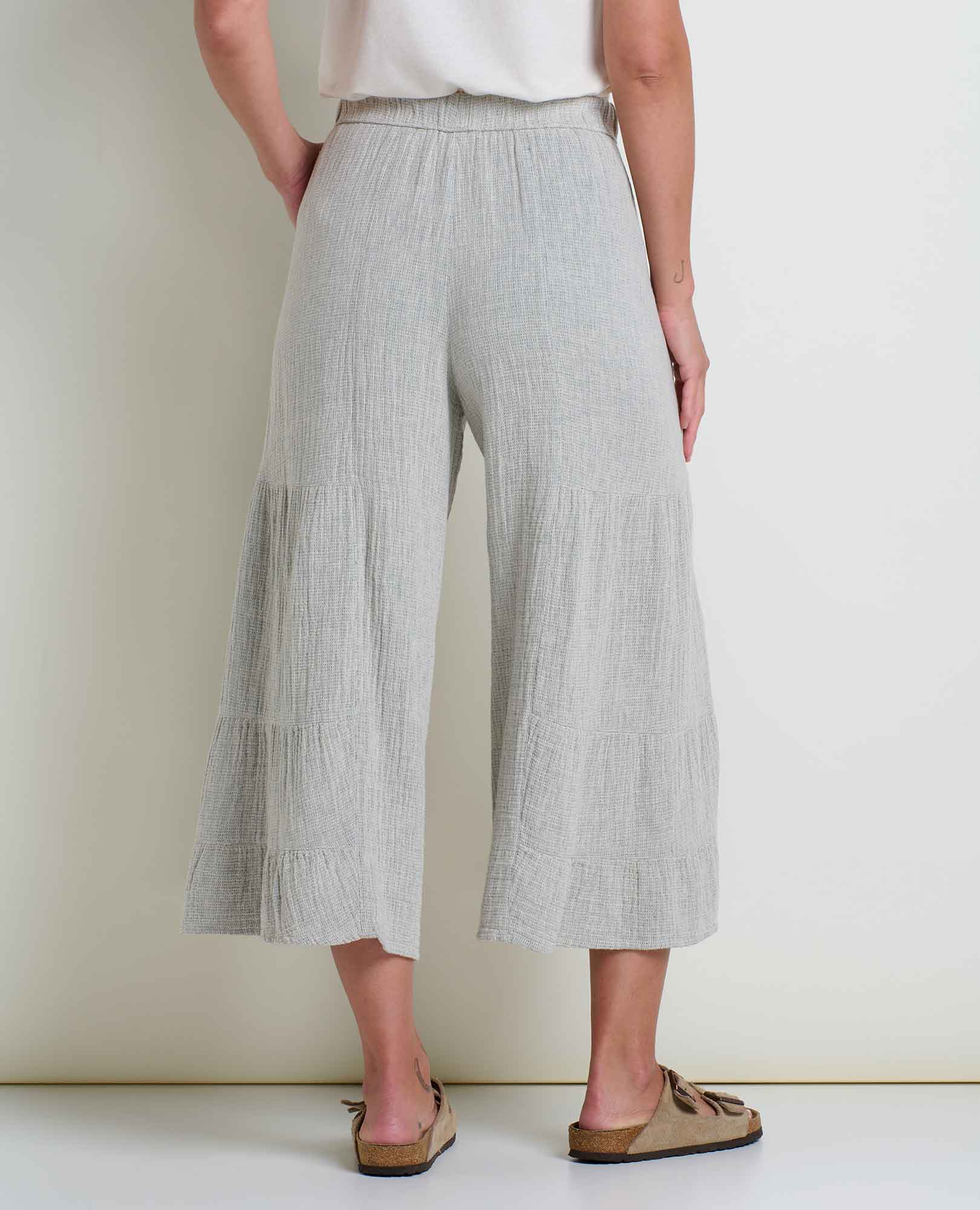 Tate Double Weave Palazzo Pant
