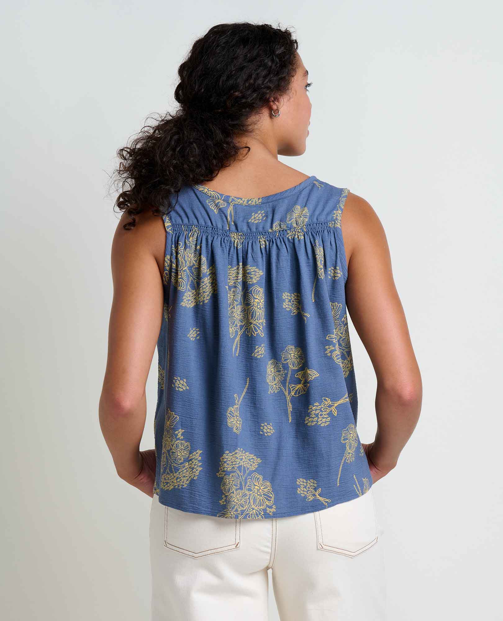 Manzana Button Front Tank