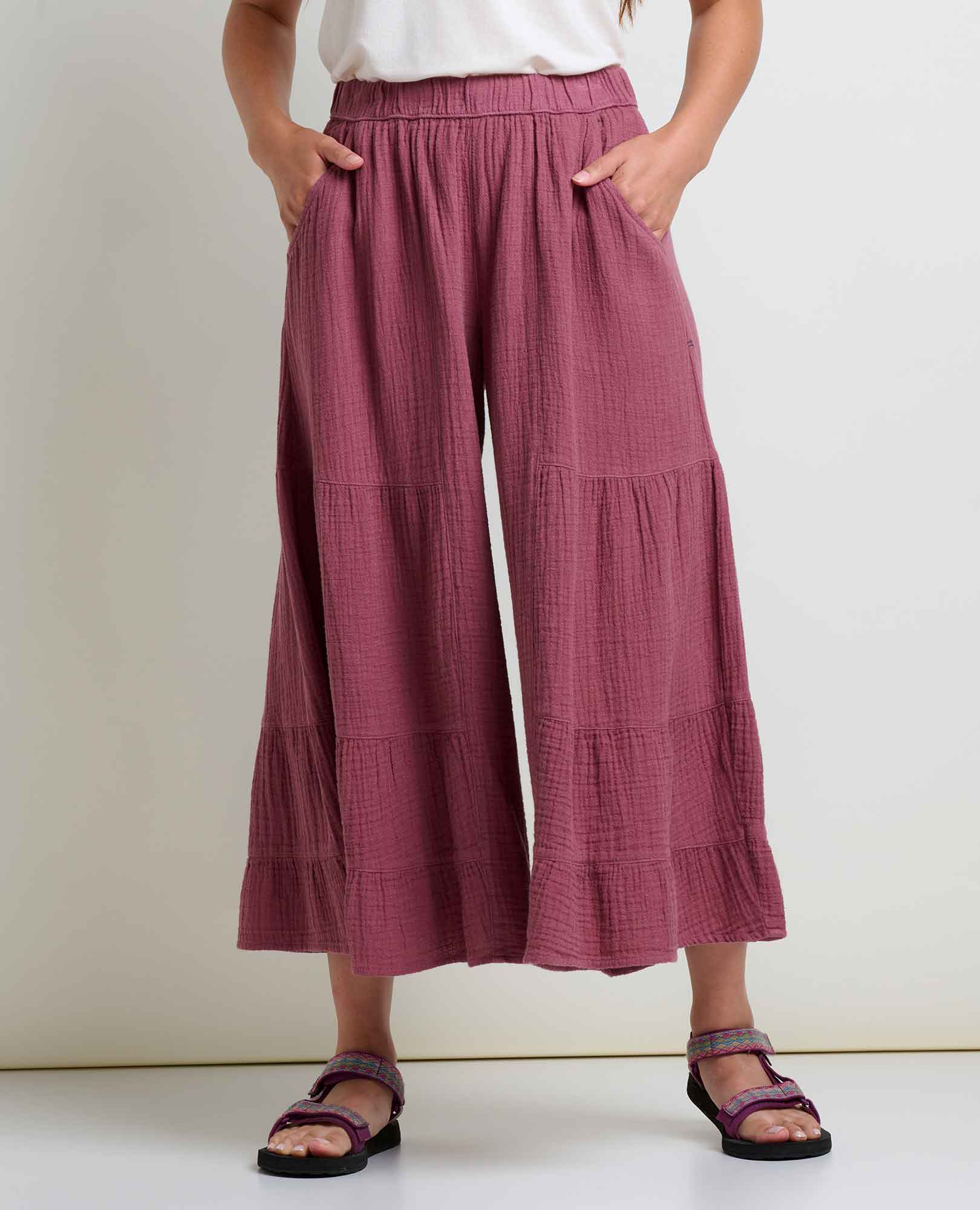 Tate Double Weave Palazzo Pant