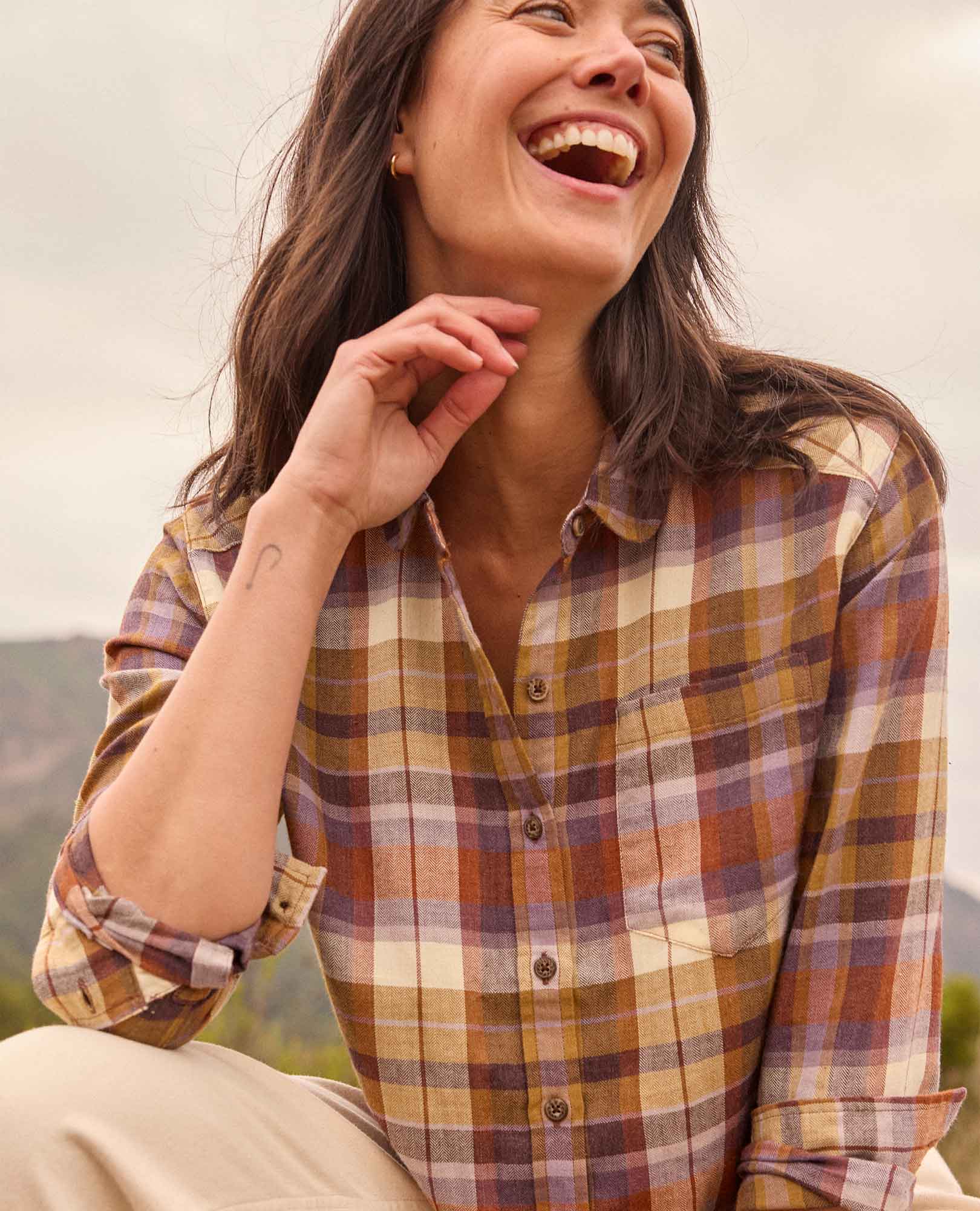 Re-Form Flannel Boxy Shirt