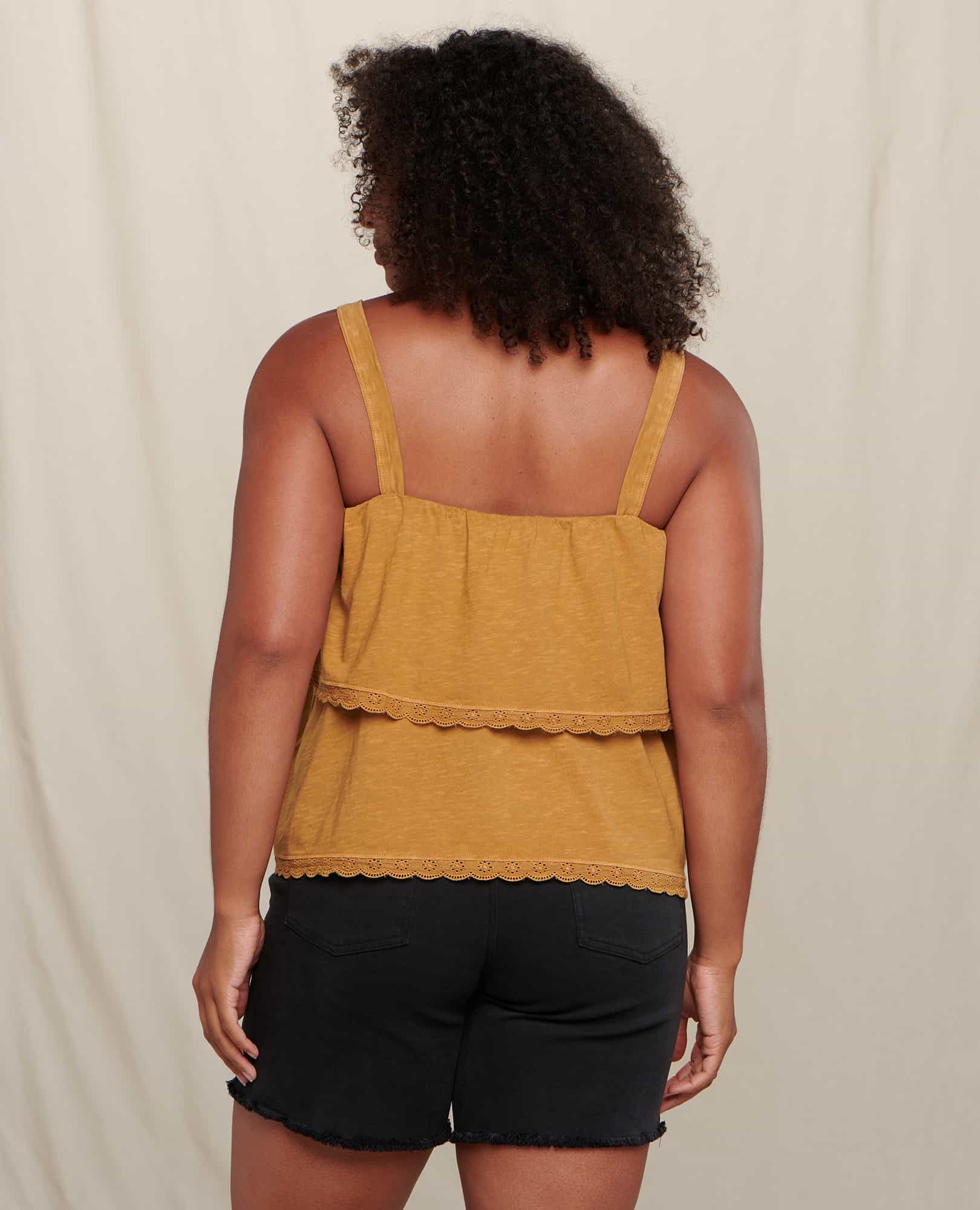 Primo Tiered Eyelette Tank