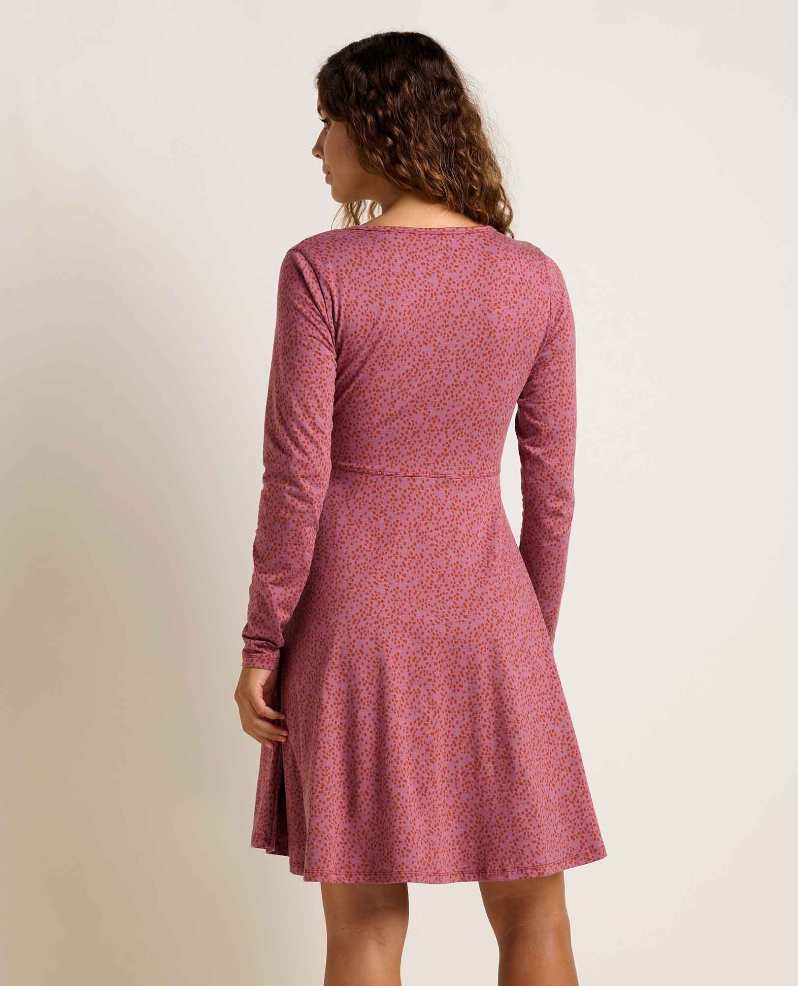 Freesia Long Sleeve Wrap Dress