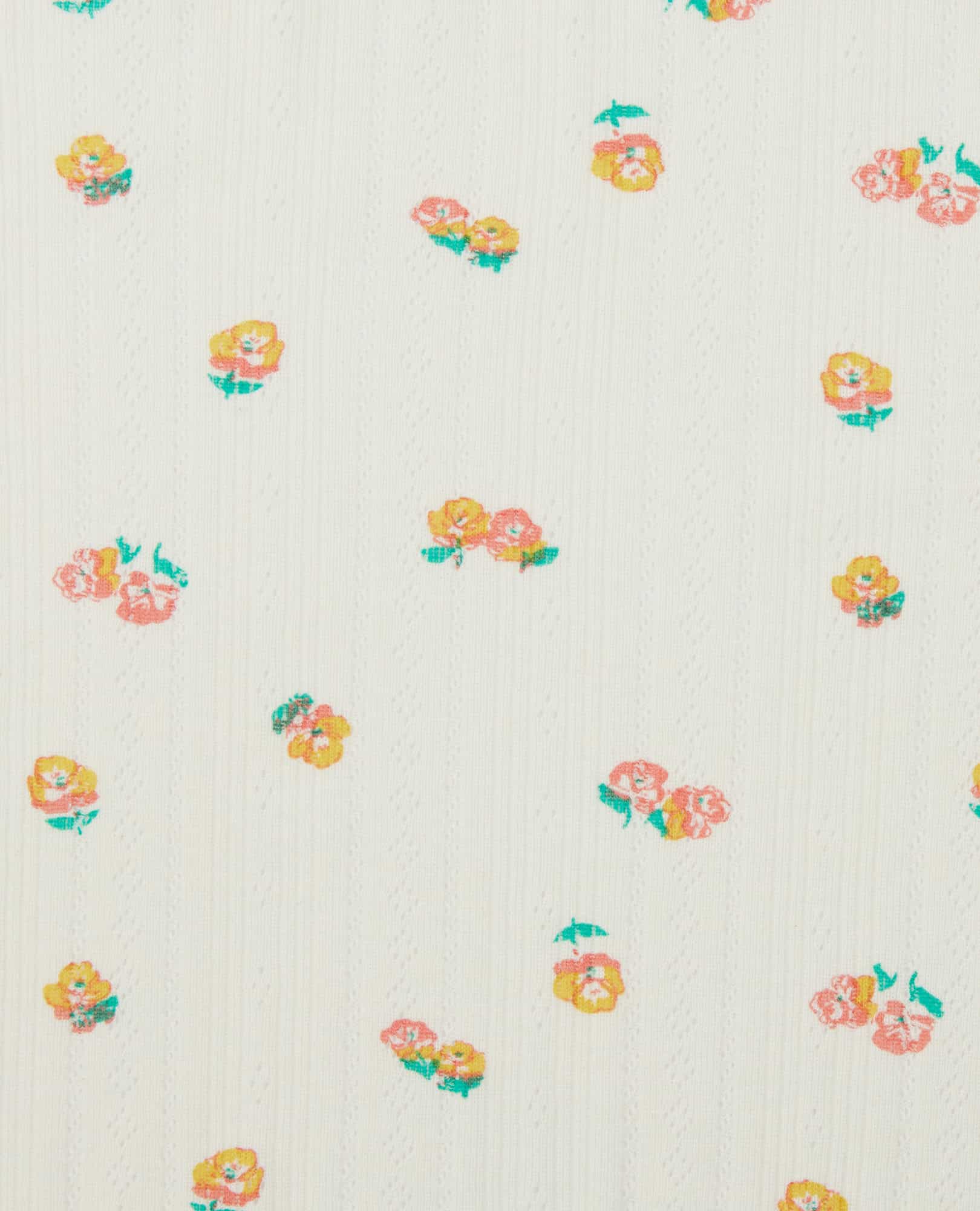 Foothill Pointelle Button Tank