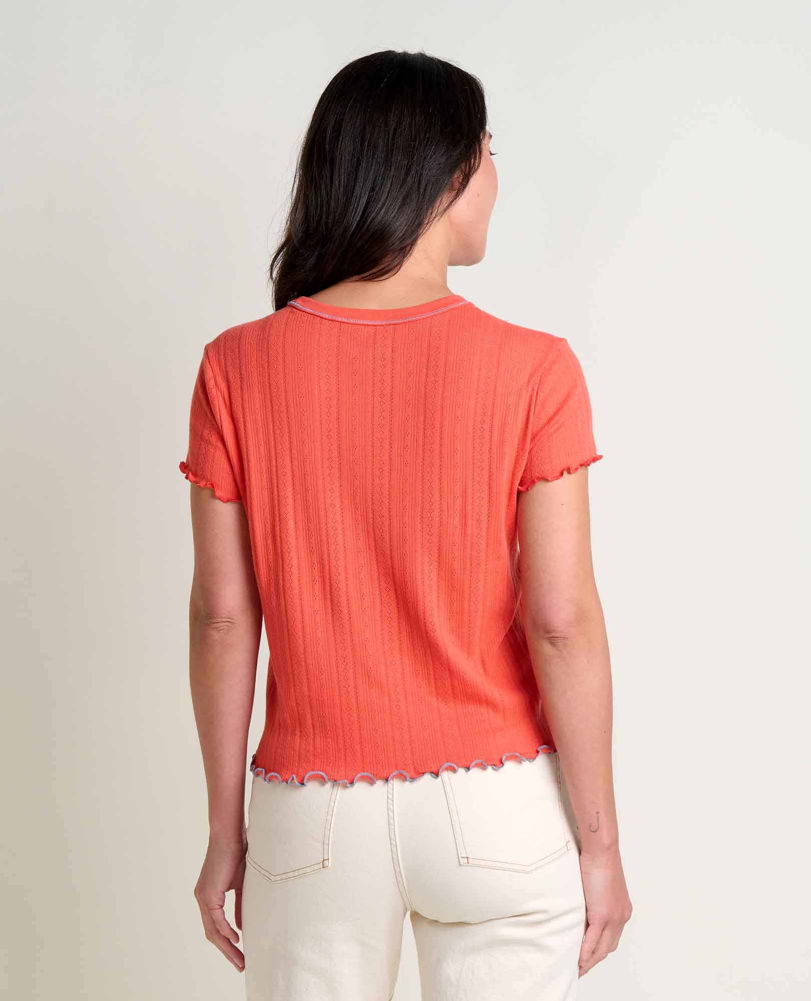 Foothill Pointelle Baby Tee