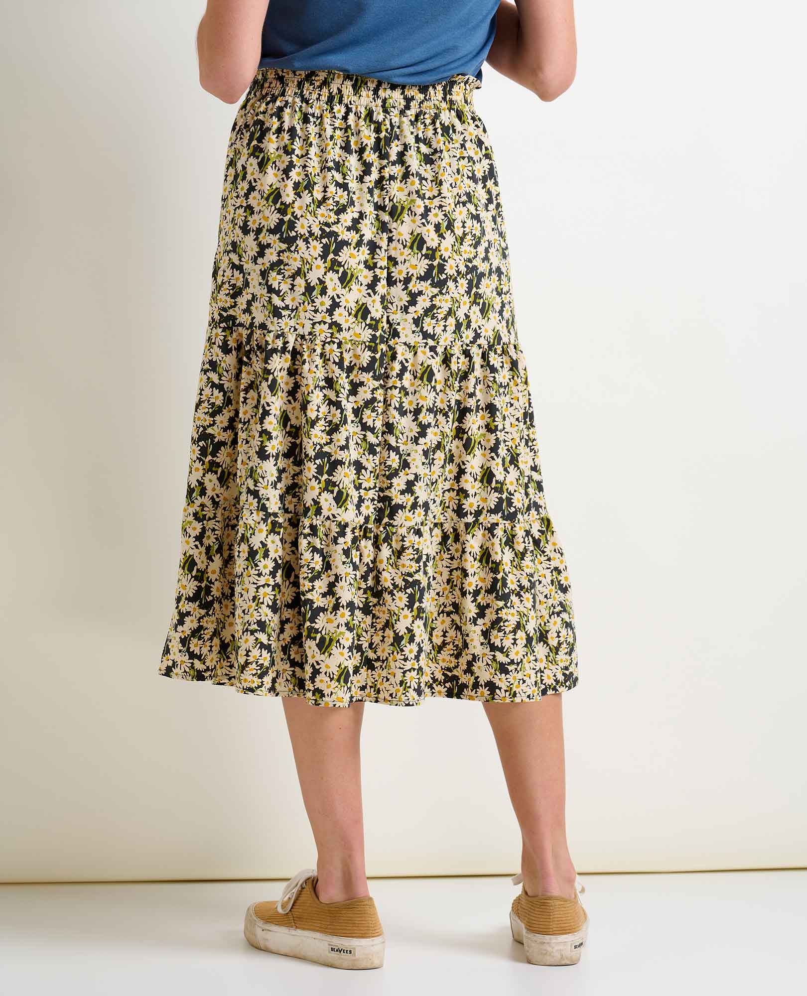 Sunkissed Tiered Midi Skirt