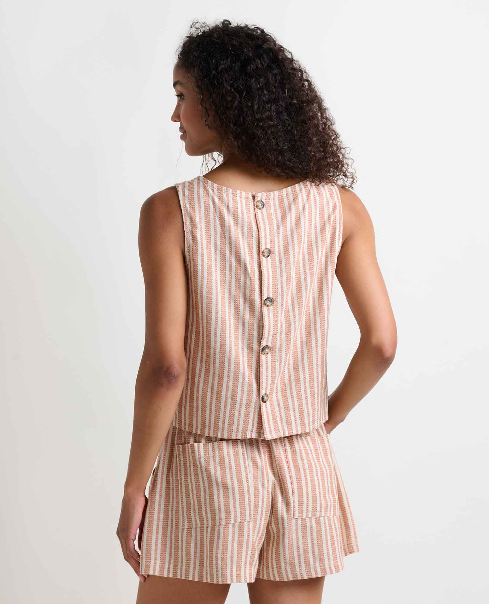 Taj Hemp Button Back Tank II