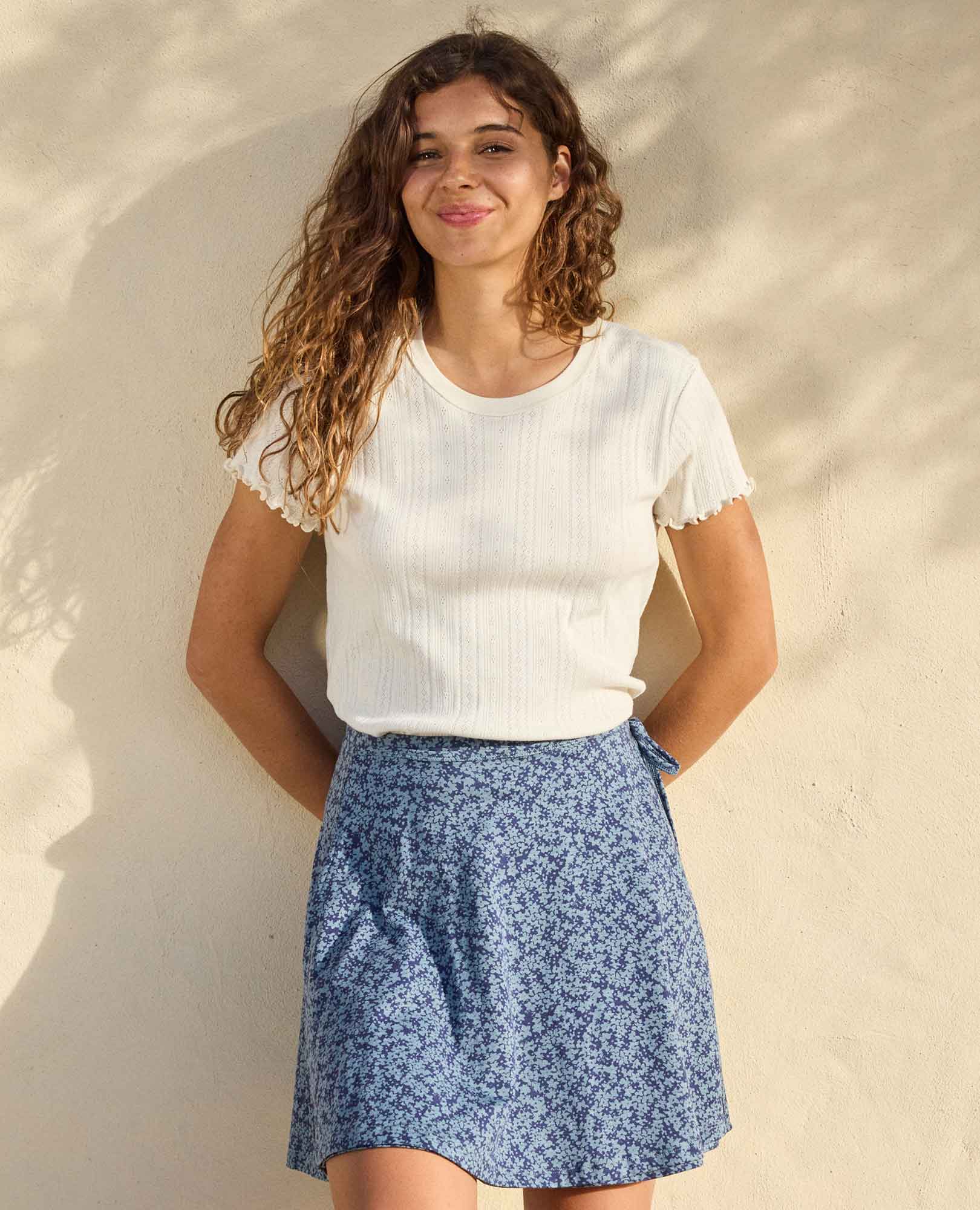 Foothill Pointelle Baby Tee