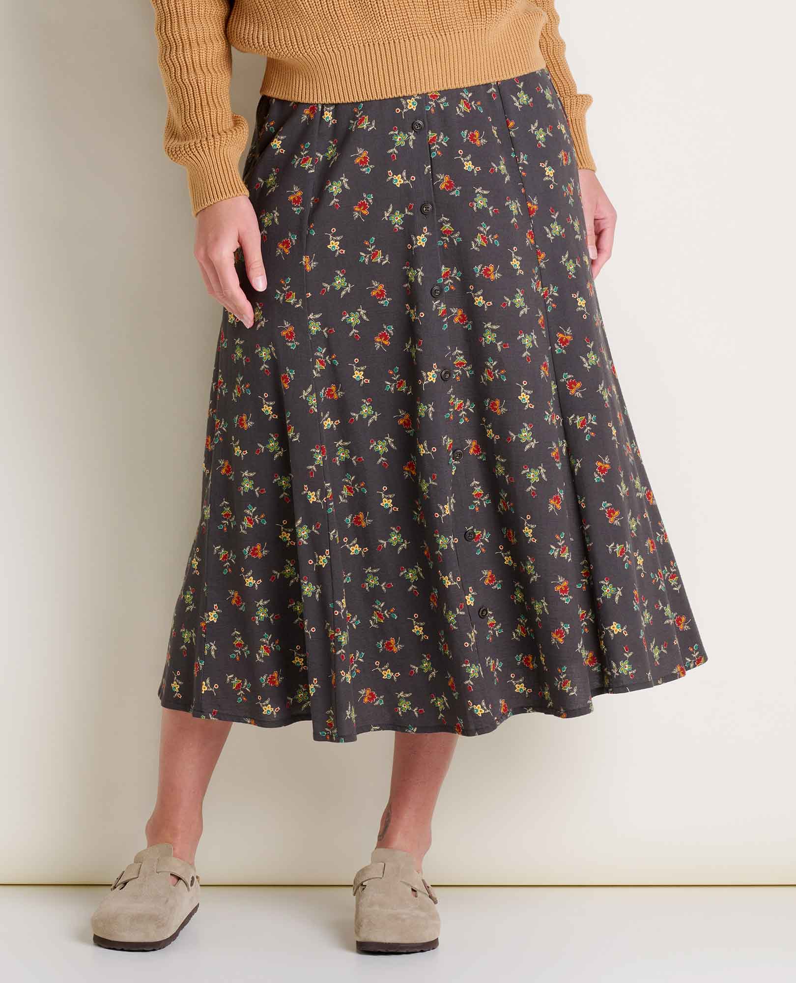 Manzana Paneled Midi Skirt
