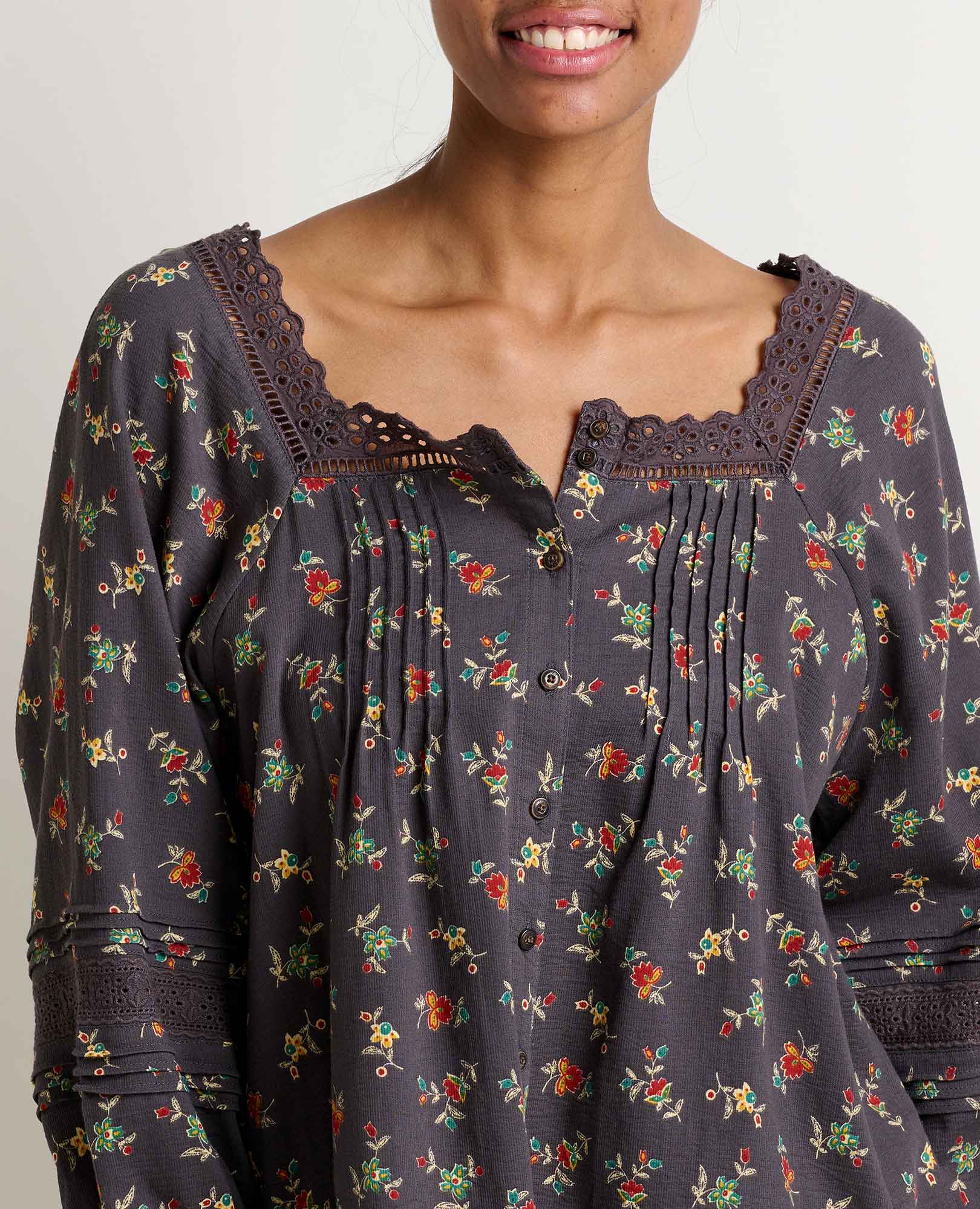 Manzana Peasant Long Sleeve Shirt