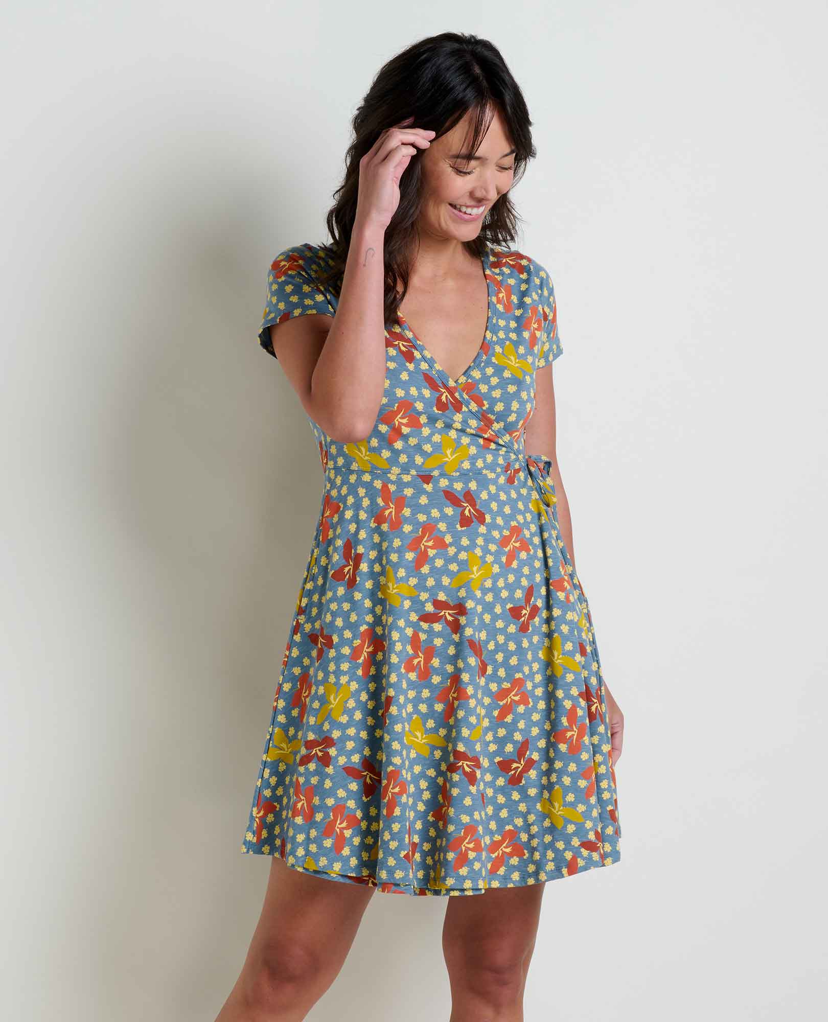 Freesia Wrap Dress