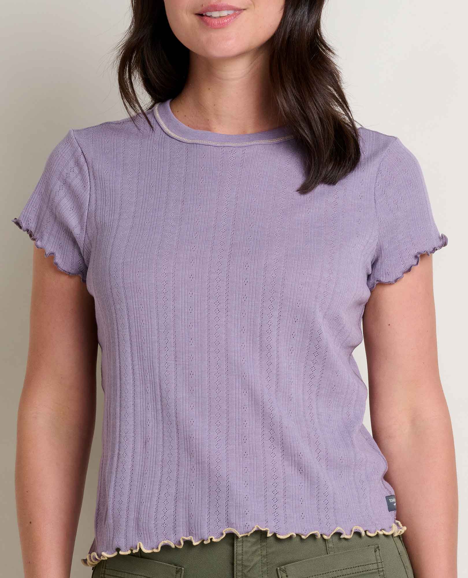 Foothill Pointelle Baby Tee