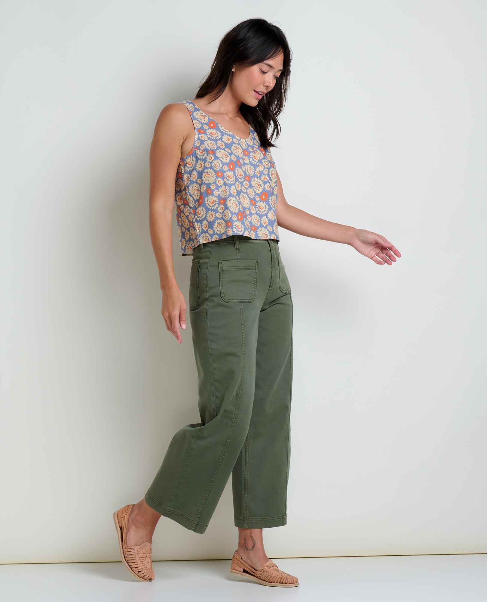 Taj Hemp Button Back Tank II