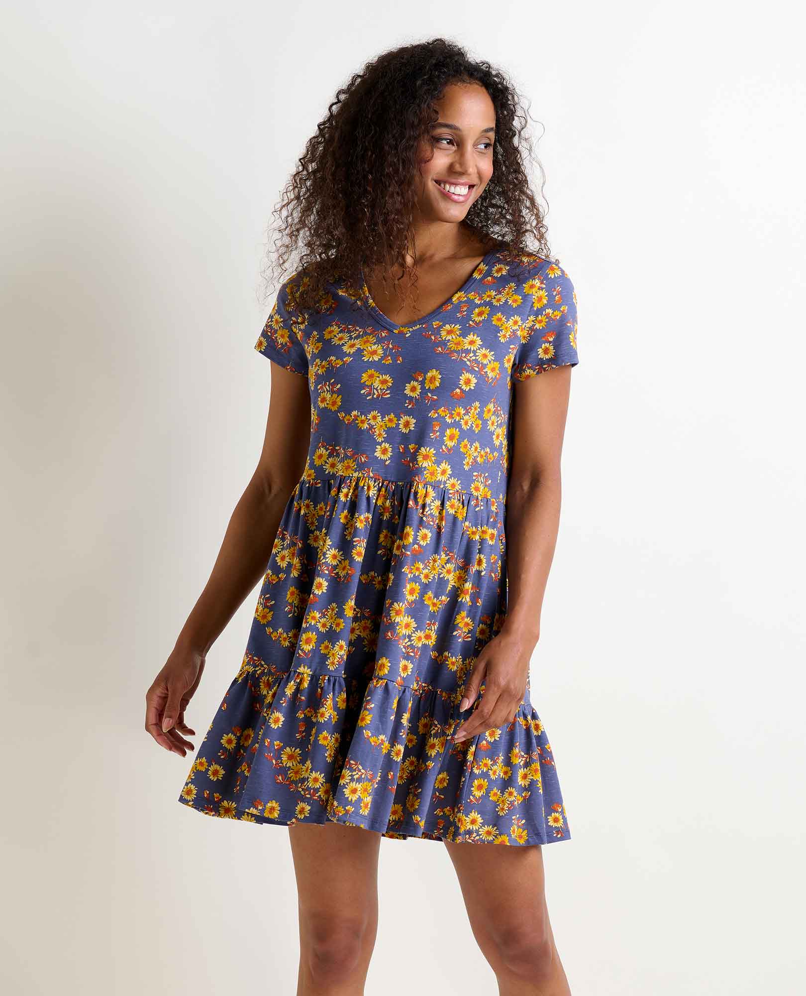 Marley Tiered Short Sleeve Dress
