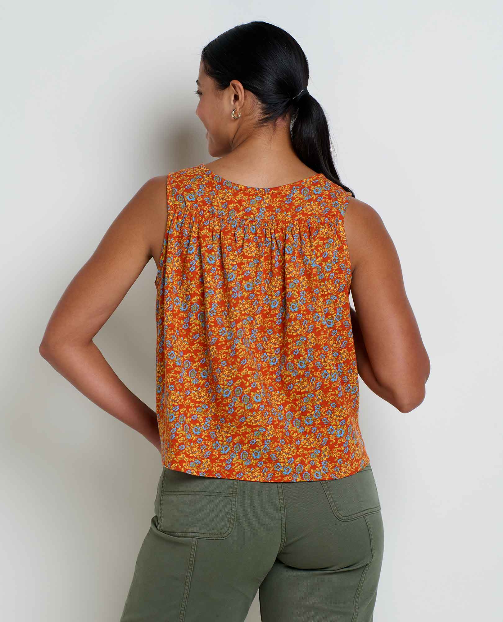 Manzana Button Front Tank