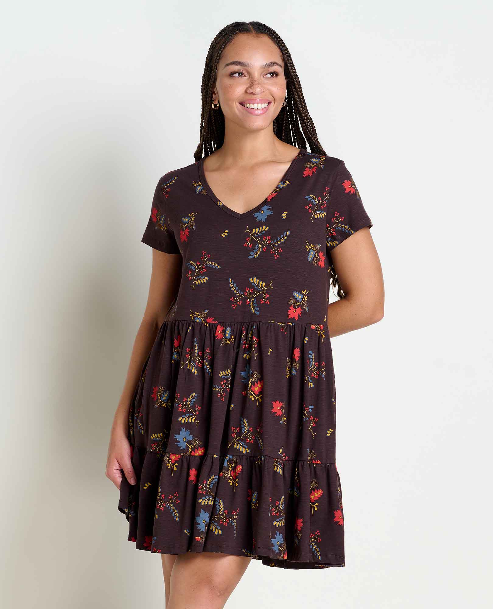 Marley Tiered Short Sleeve Dress