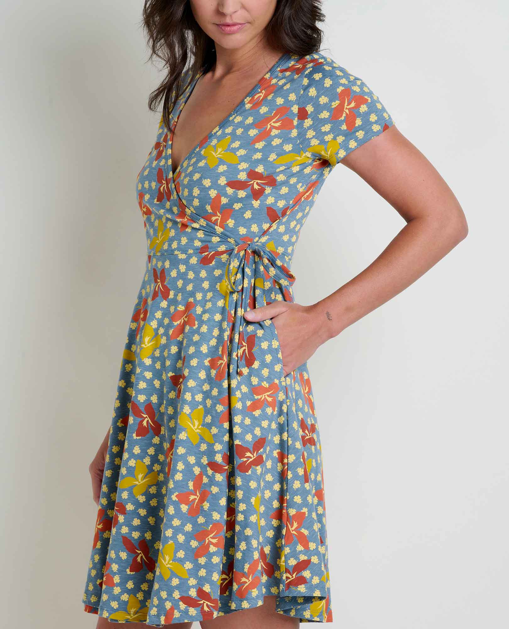 Freesia Wrap Dress