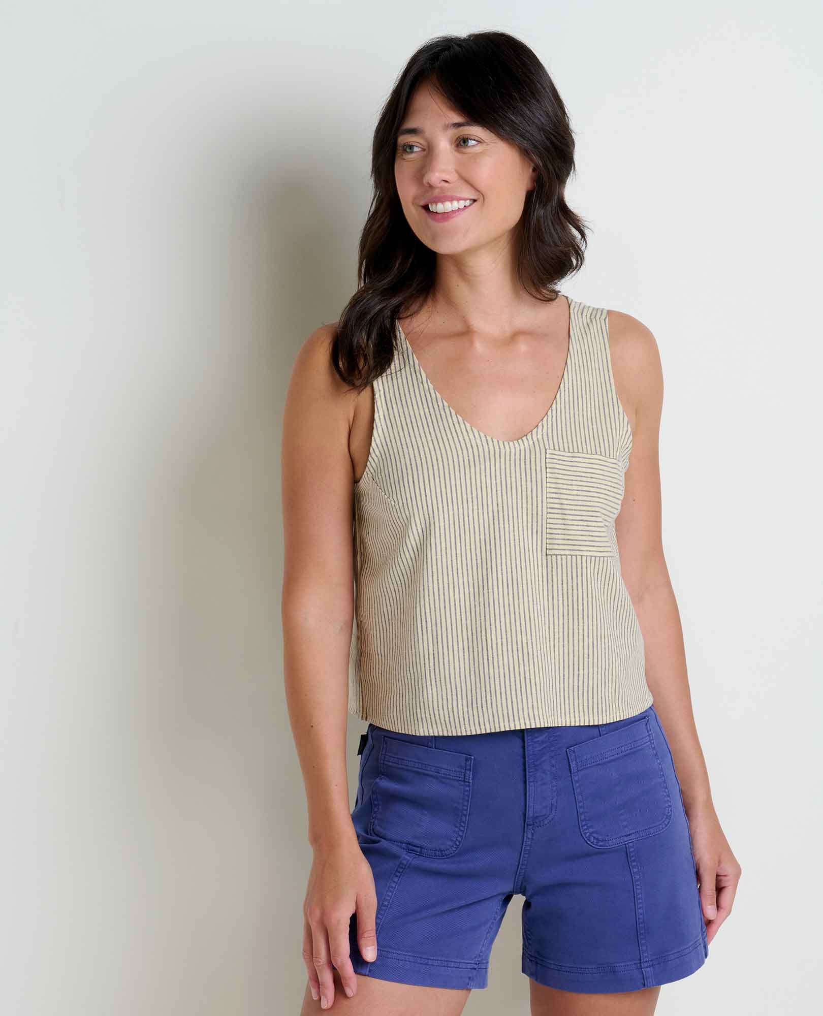 Taj Hemp Button Back Tank II