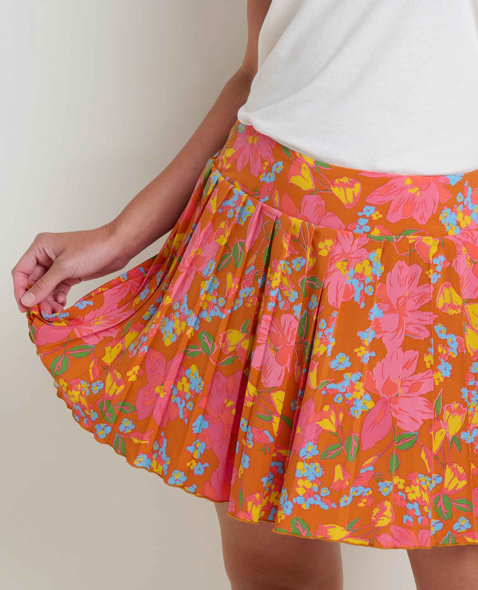 Sunkissed Pleated Skort