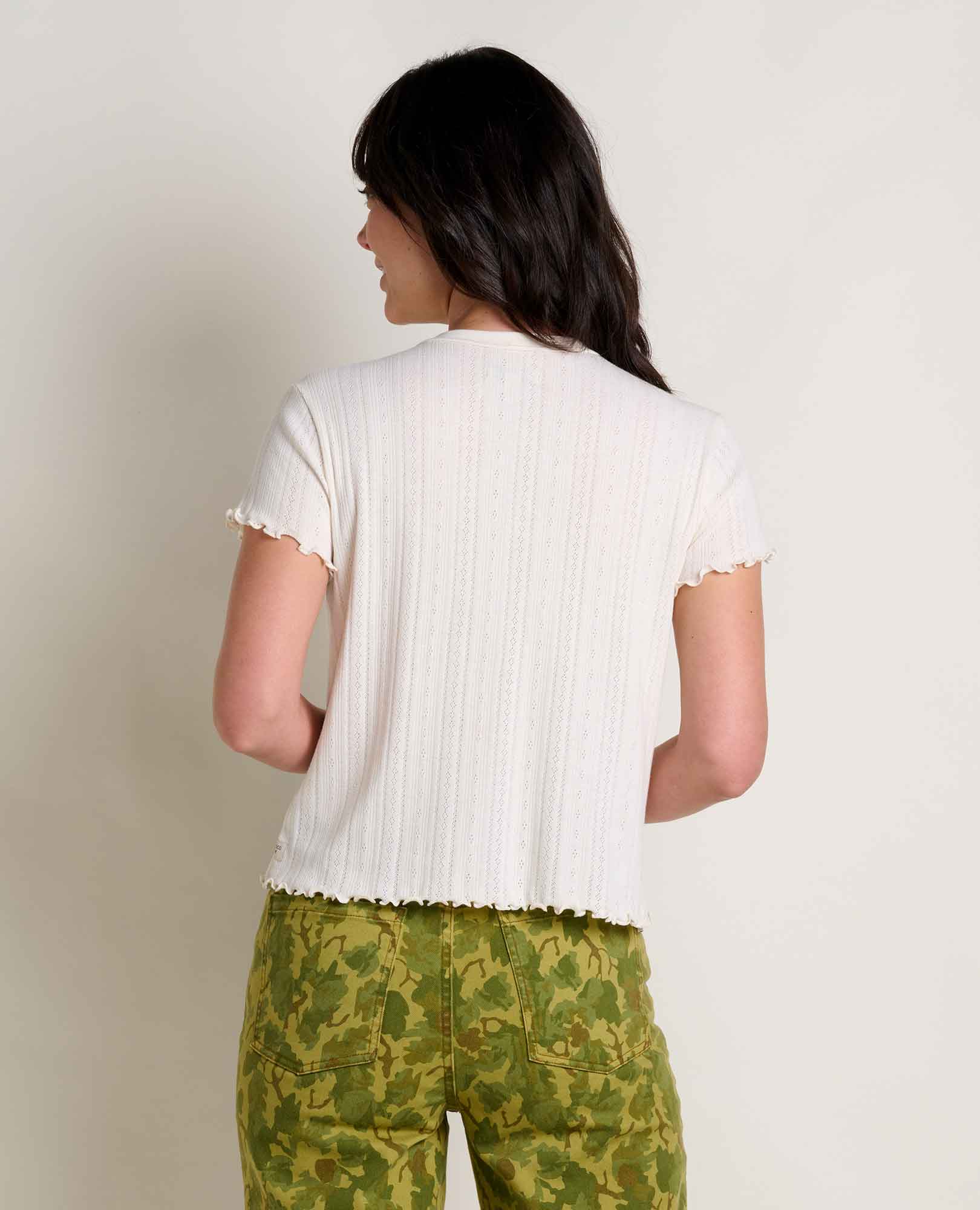 Foothill Pointelle Baby Tee