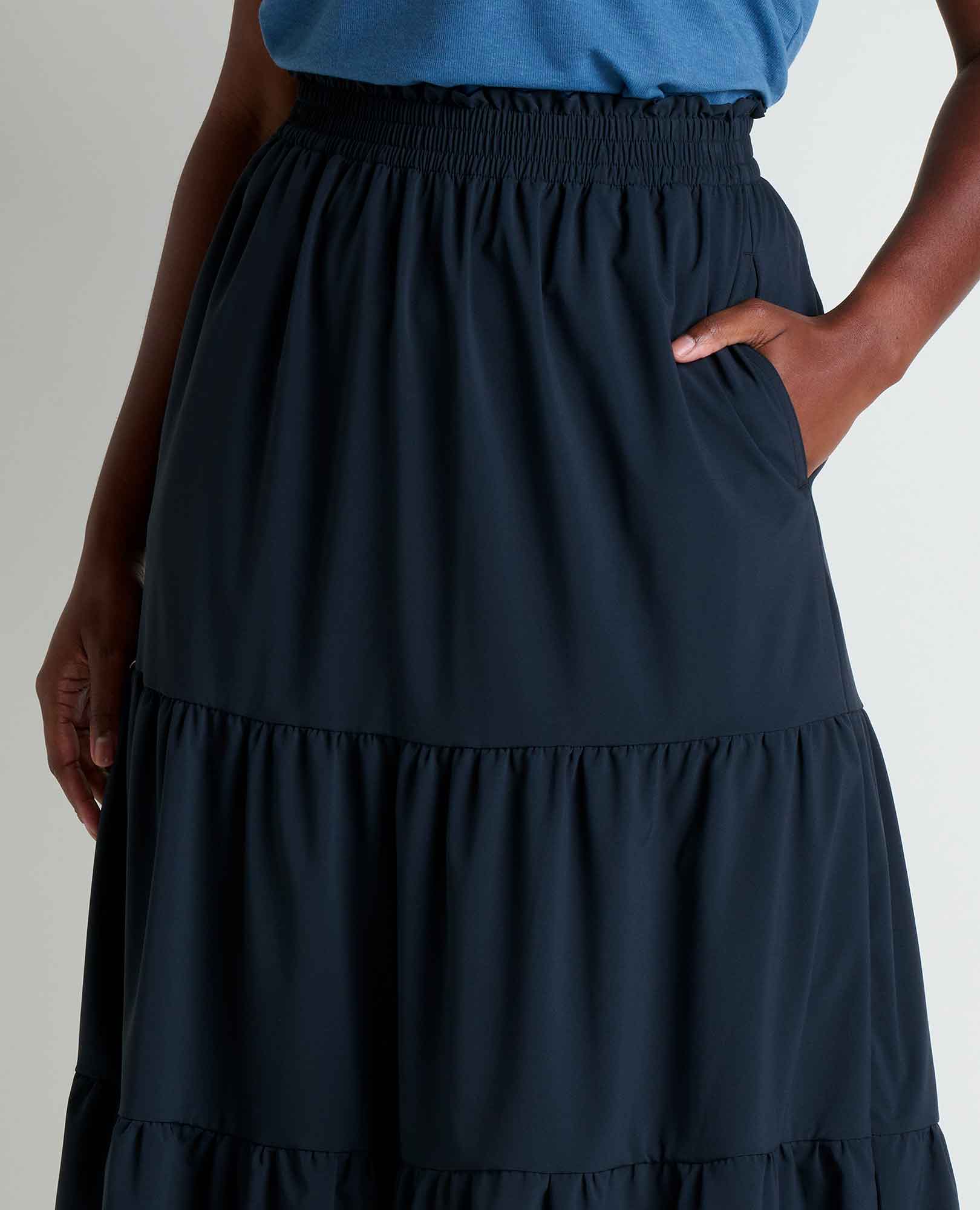 Sunkissed Tiered Midi Skirt