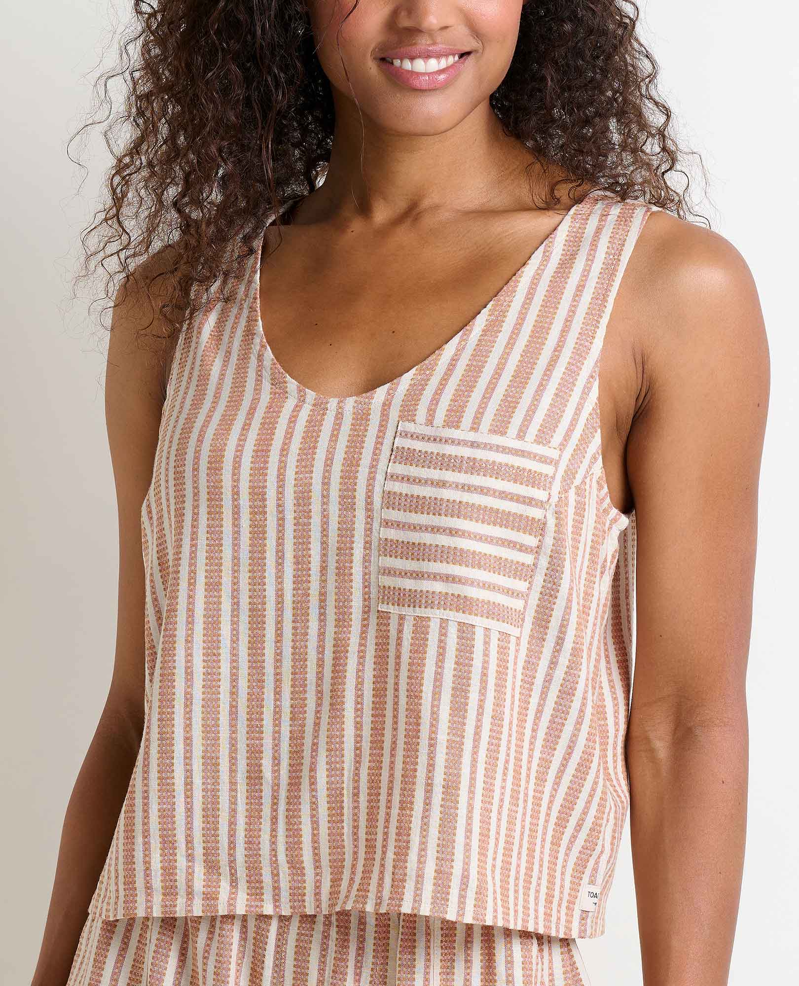 Taj Hemp Button Back Tank II