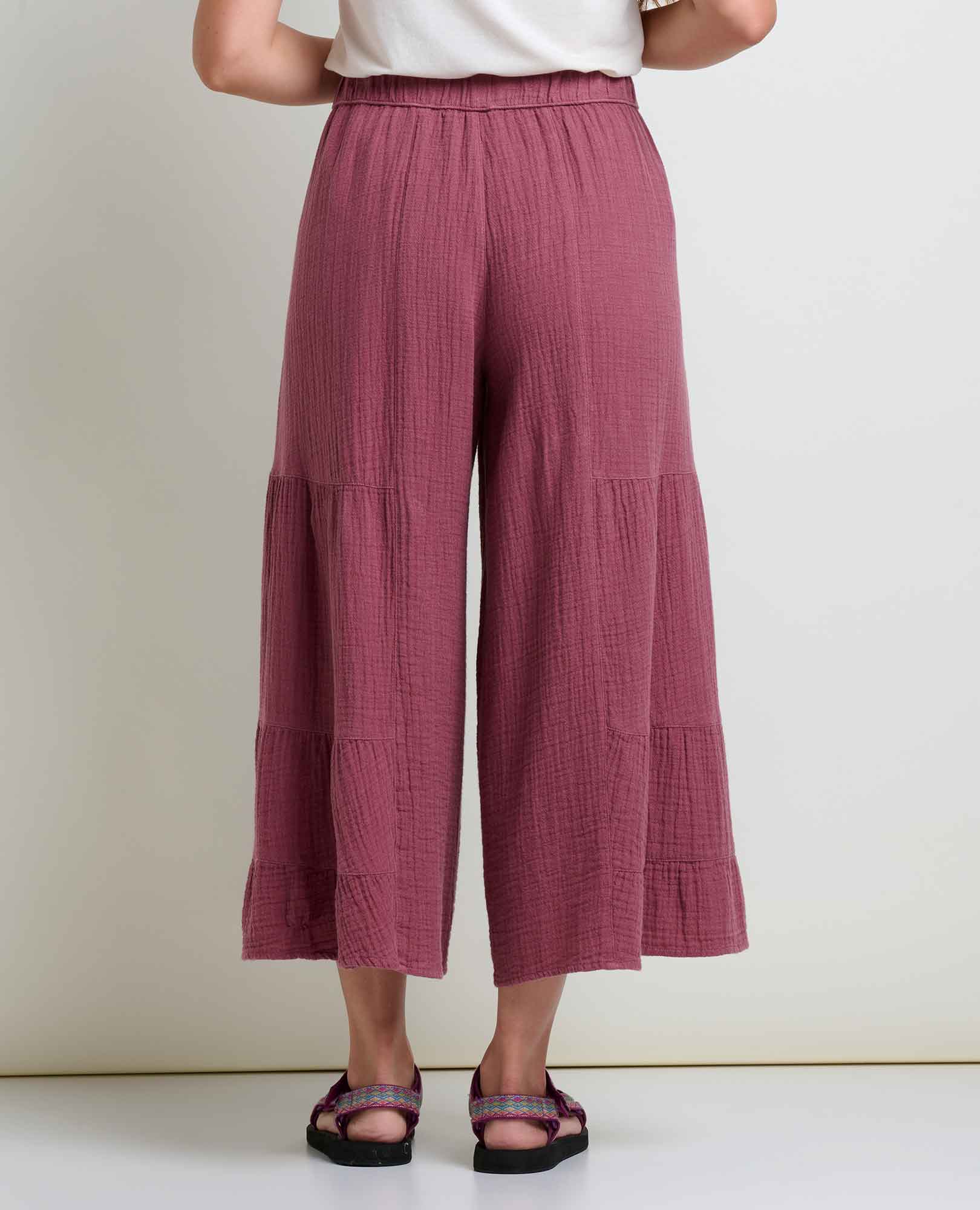 Tate Double Weave Palazzo Pant