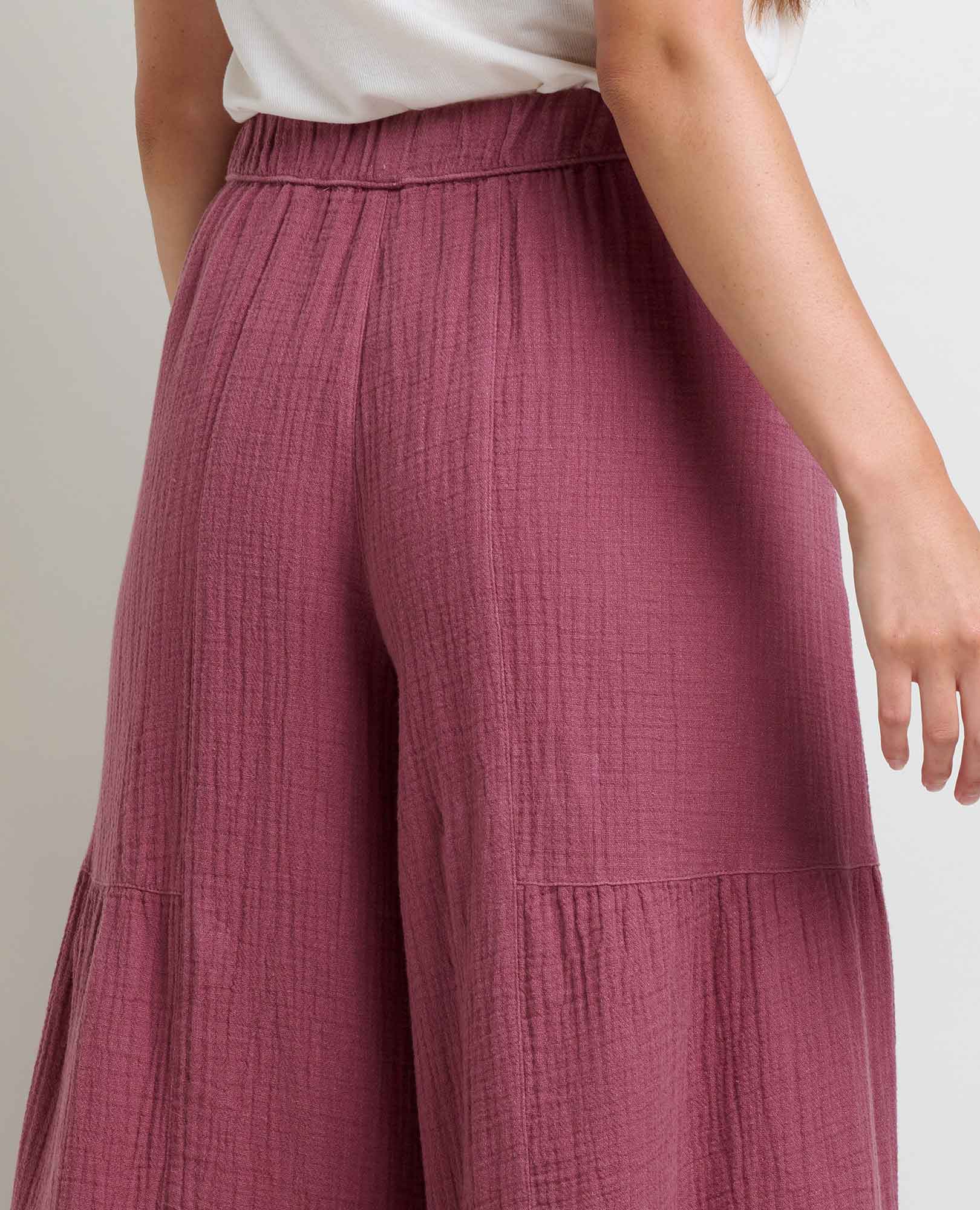 Tate Double Weave Palazzo Pant