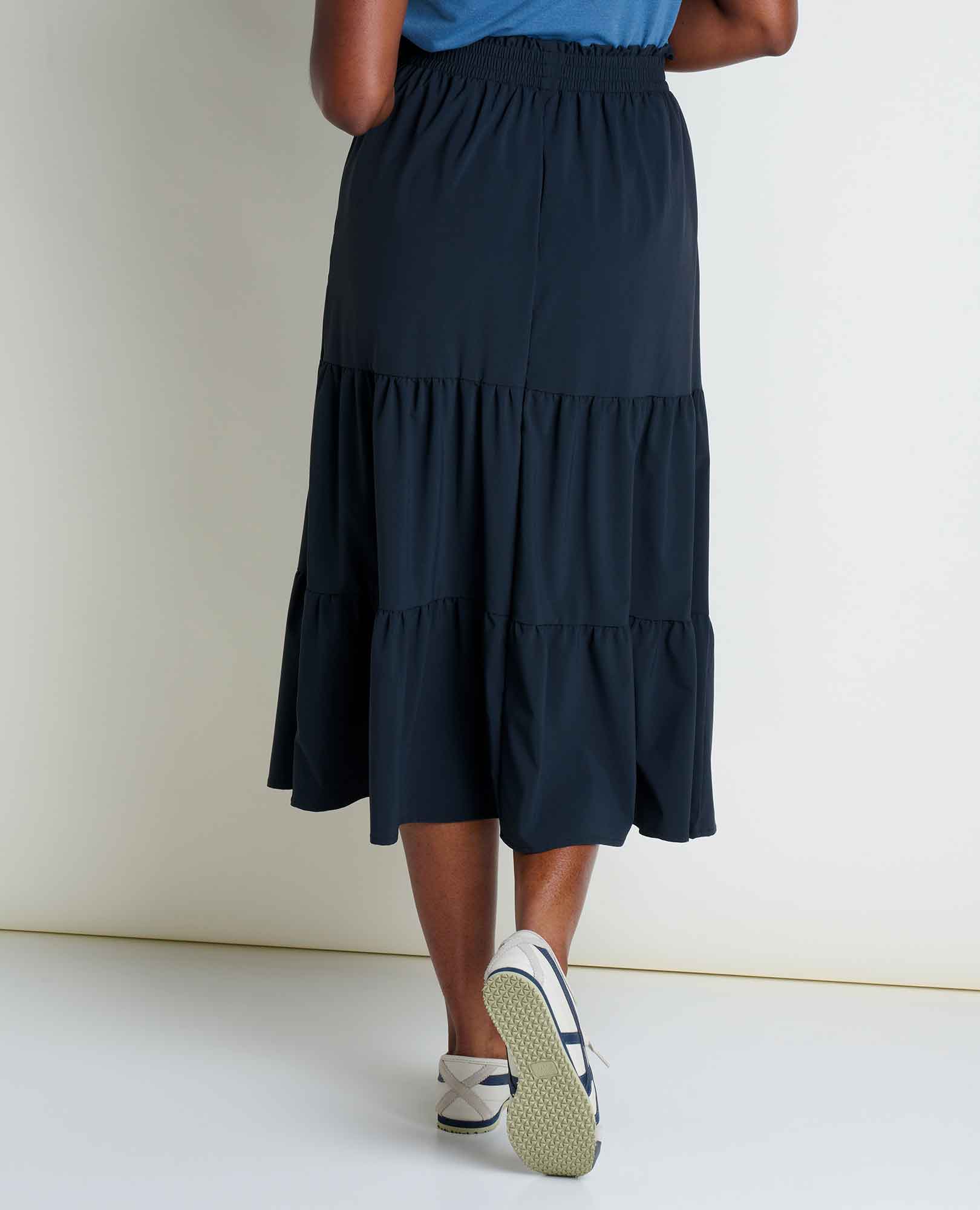 Sunkissed Tiered Midi Skirt