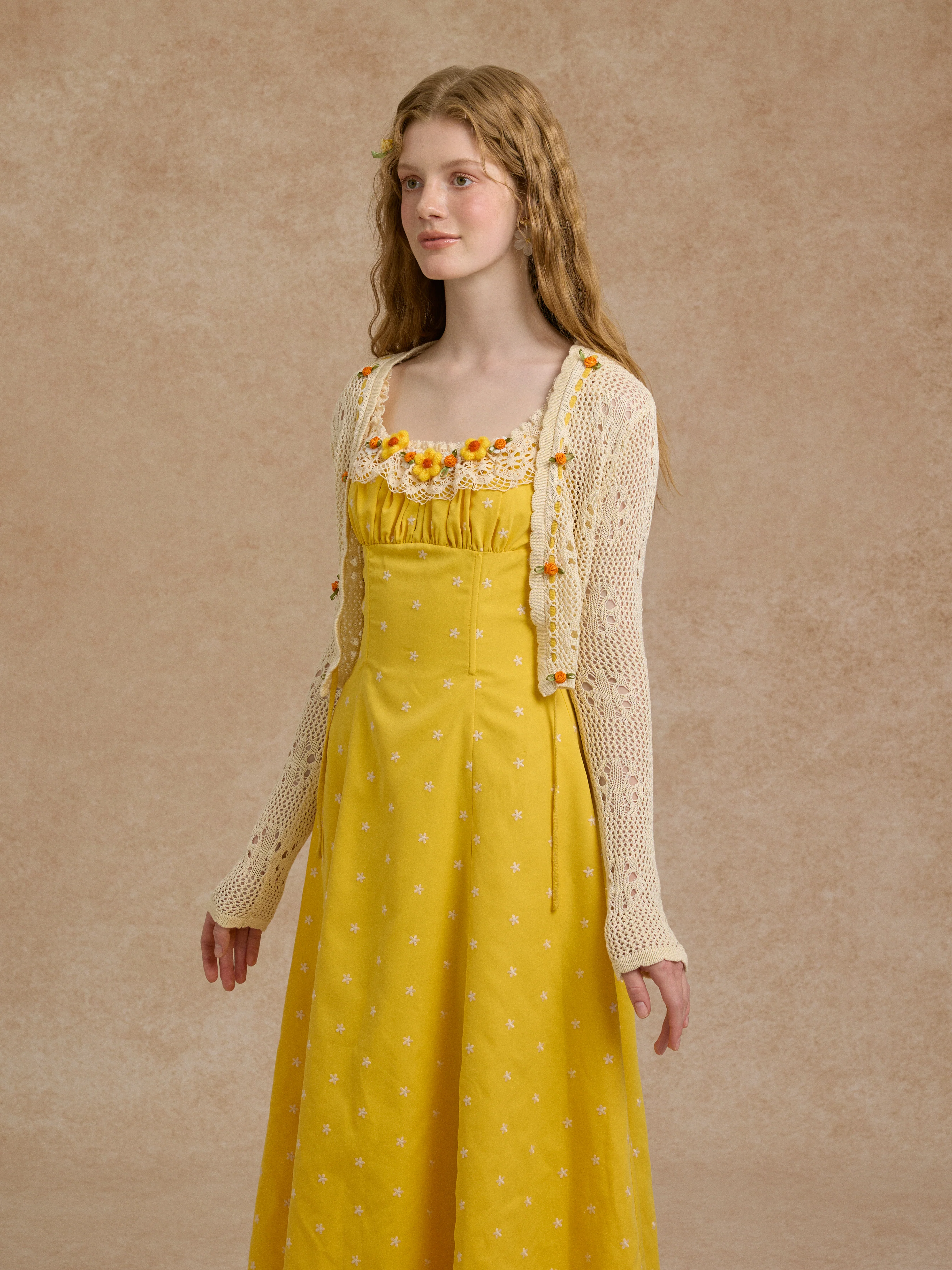 Little Orange Cardigan