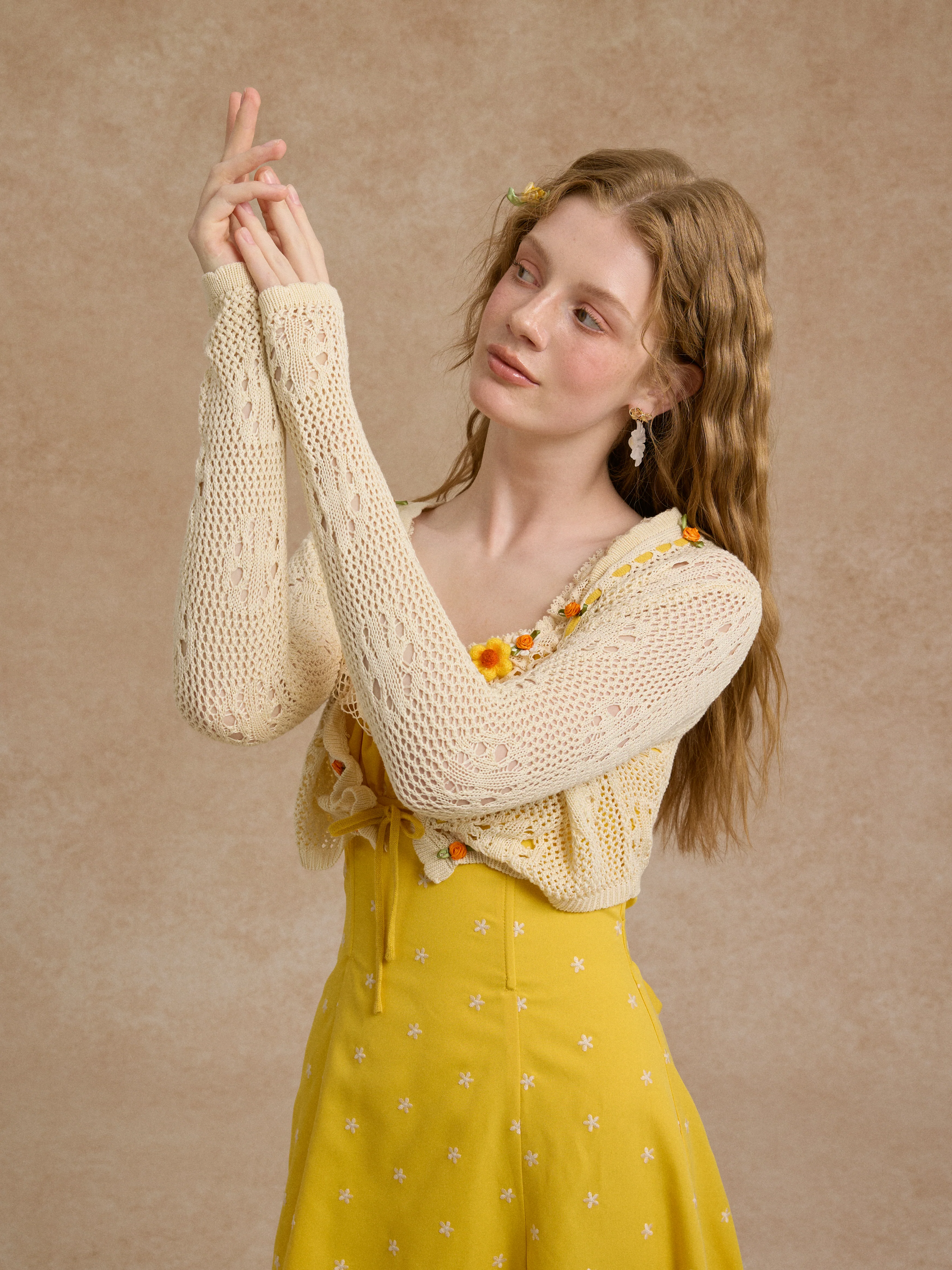 Little Orange Cardigan