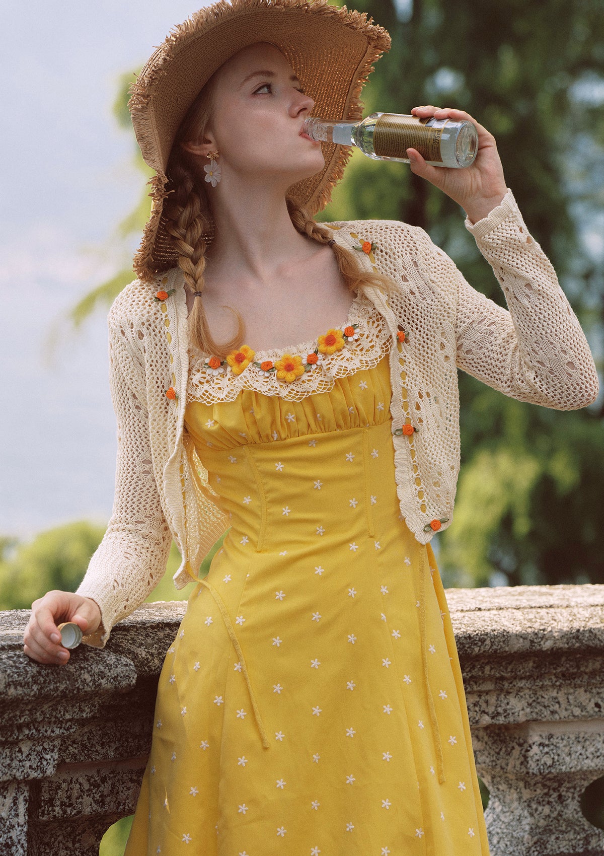 Little Orange Cardigan