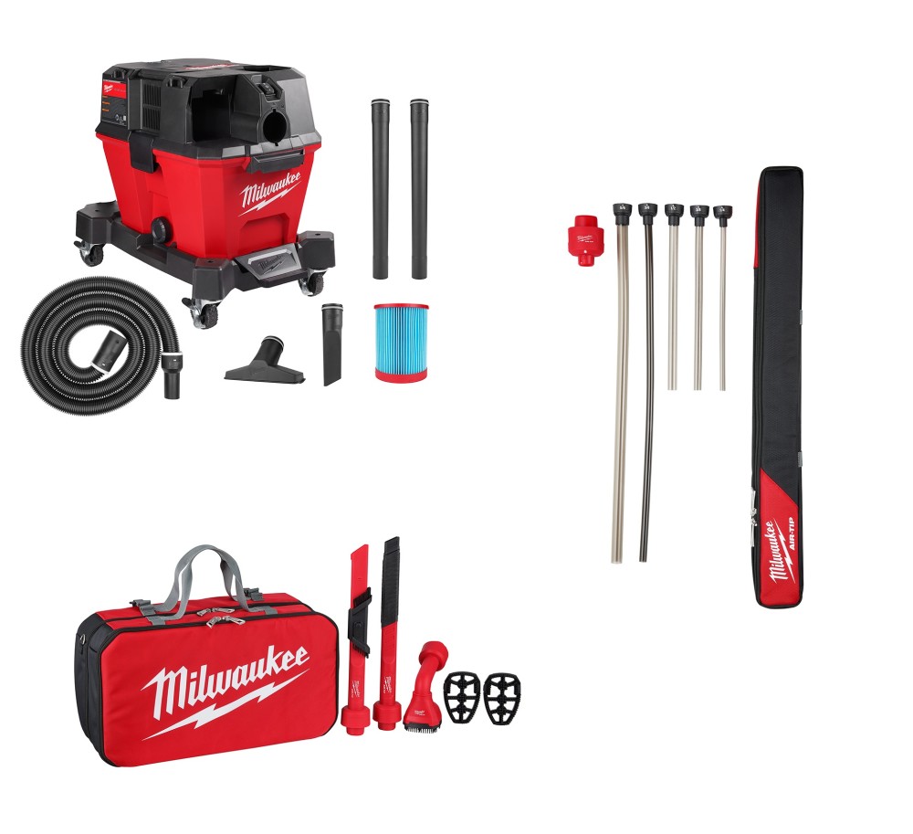 Milwaukee M18 FUEL Wet/Dry Vacuum Automotive Bare Tool Bundle