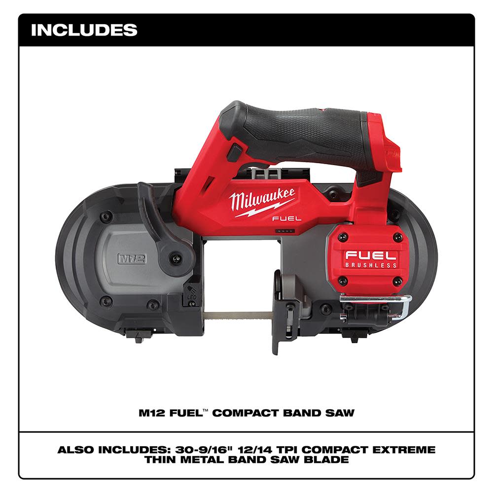 Milwaukee M12 FUEL Compact Band Saw Bare Tool
