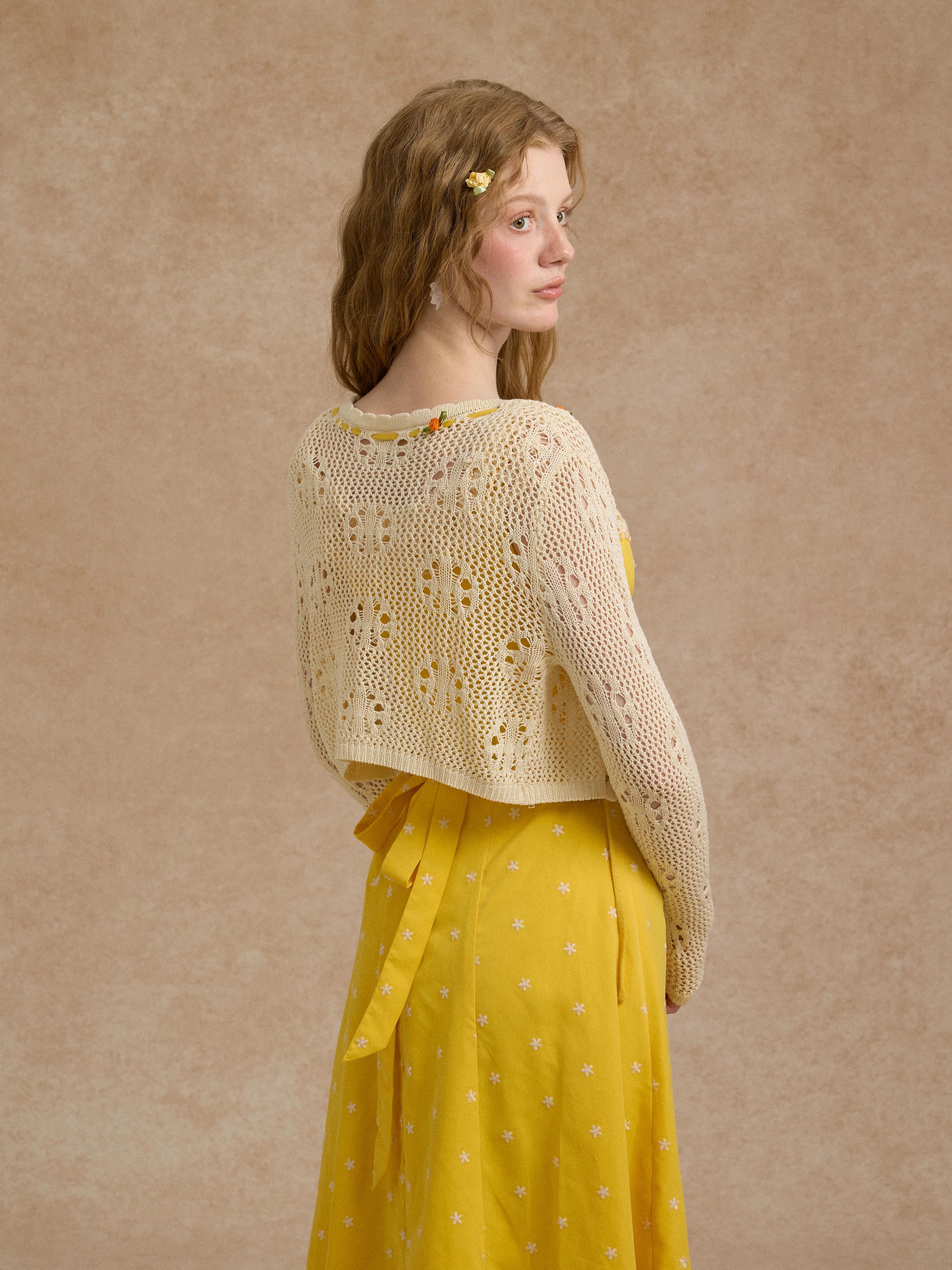 Little Orange Cardigan