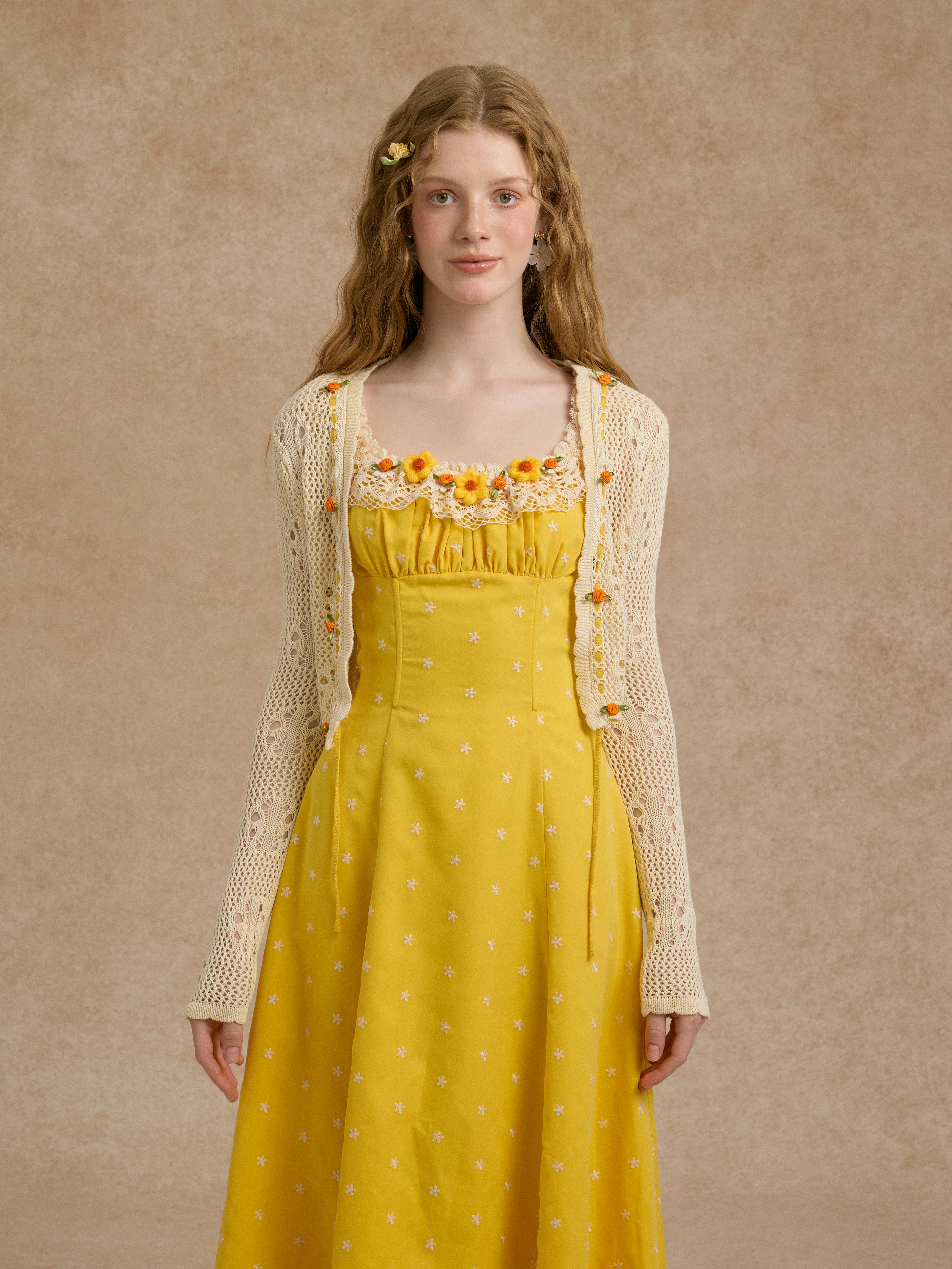 Little Orange Cardigan