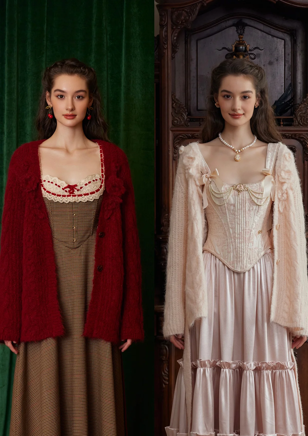 Semi-sweet Chiffon Knit Cardigan