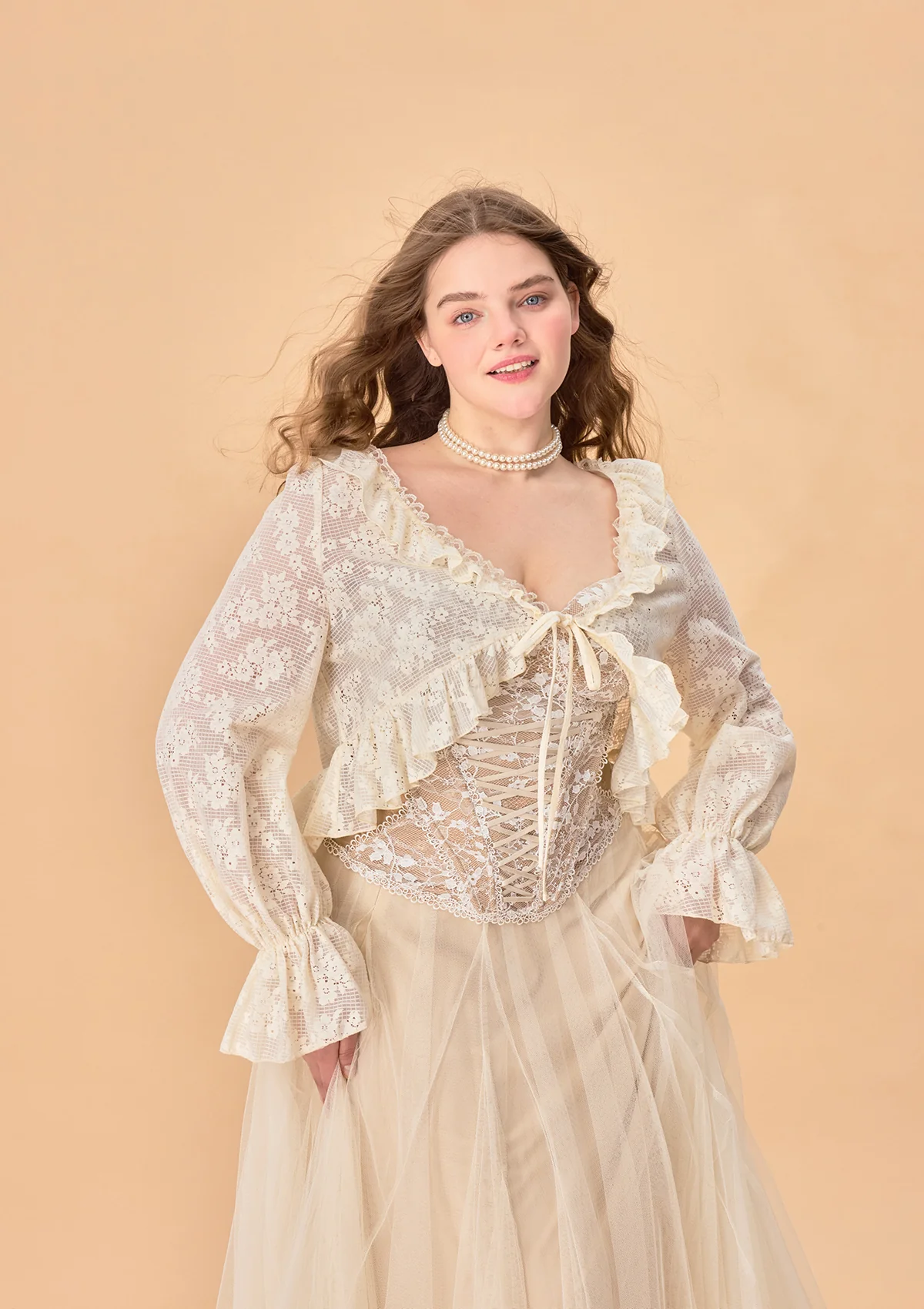 Curve & Plus All-purpose Herb Sauce Cardigan